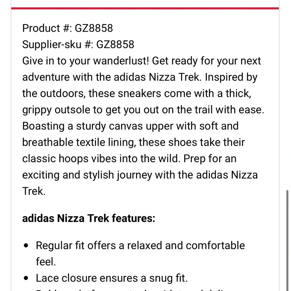 ADIDAS NEZZA TREK PLATFORM SHOES WOMENS WHITE SIZE 6.5